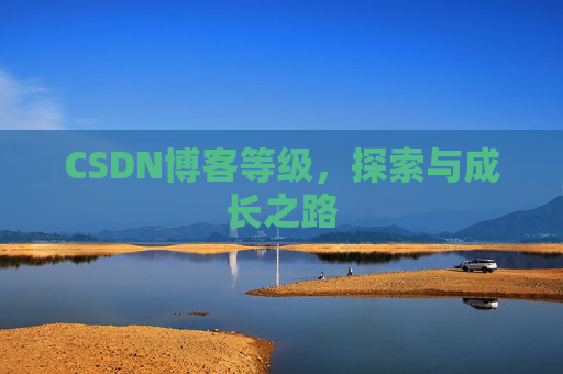 CSDN博客等级，探索与成长之路